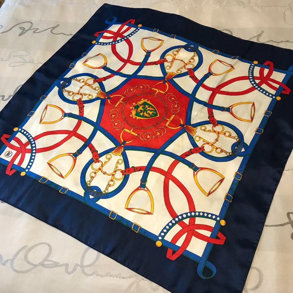 CYBER MONDAY SALE Equestrian Influence - Brightly Coloured Scarf
